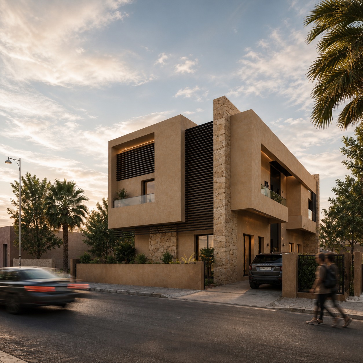 Villa urbaine — mouvement