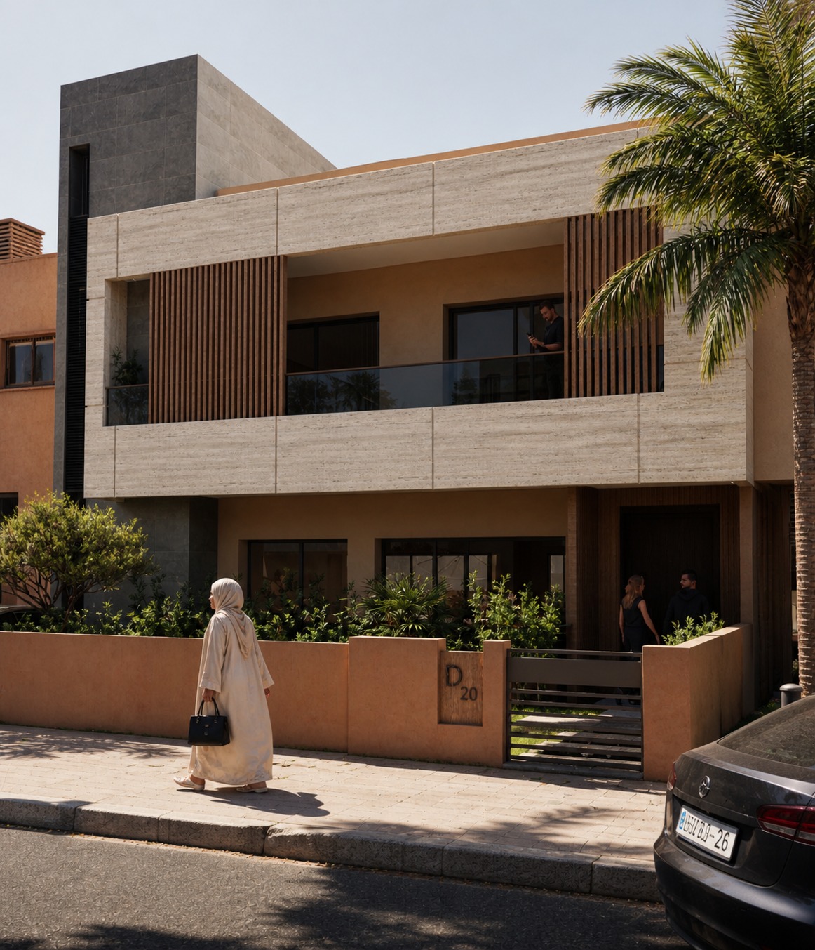Façade contemporaine